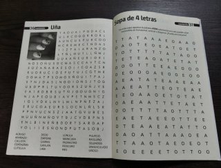 Lote 4 sopilandia letra grande sopas de letras