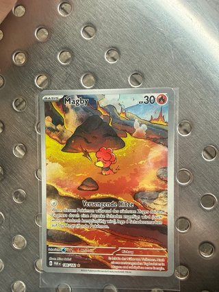 Carte Pokémon Rare - Magby, Kubuin, Bailonda