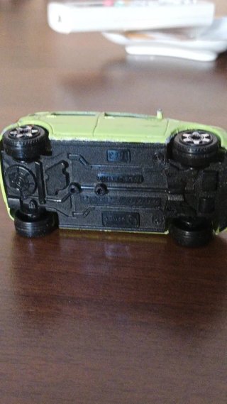 Fiat Panda Burago 1/43 Verde/Rosso