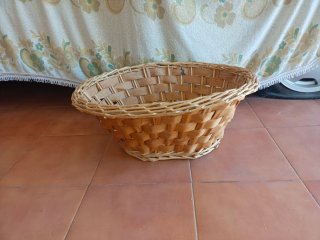 Cestas de mimbre artesanales