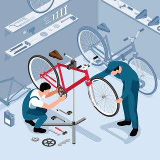 Mantenimiento de bicicletas y patinetes
