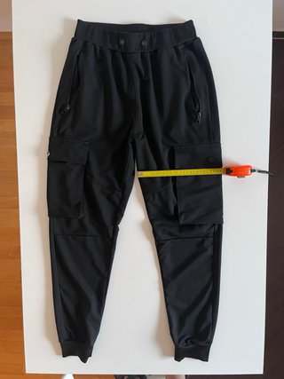 Pantaloni Tuta Cargo Neri Uomo M
