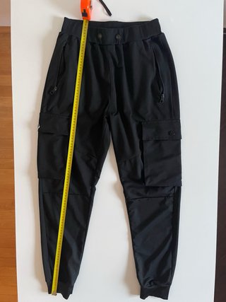 Pantaloni Tuta Cargo Neri Uomo M
