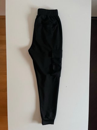 Pantaloni Tuta Cargo Neri Uomo M