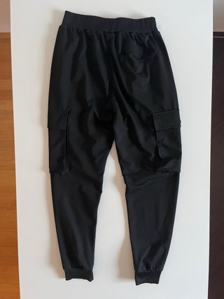 Pantaloni Tuta Cargo Neri Uomo M
