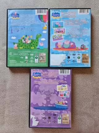 Peppa Pig lotto DVD per bambini - 3 titoli