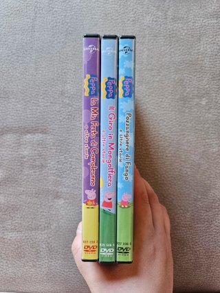 Peppa Pig lotto DVD per bambini - 3 titoli