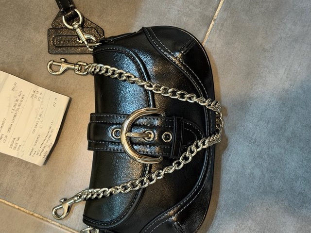 Borsa Coach Soho Nera in Pelle con Fibbia