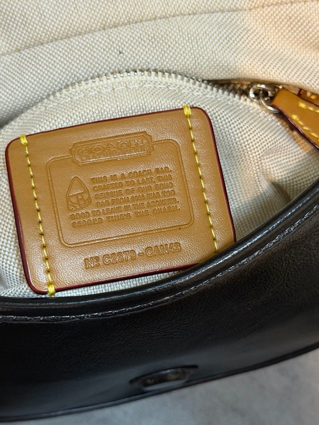 Borsa Coach Soho Nera in Pelle con Fibbia