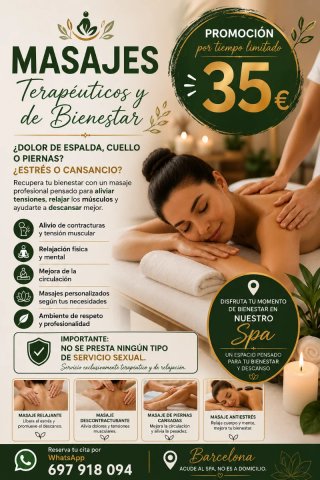 Masajes terapéutico ✨