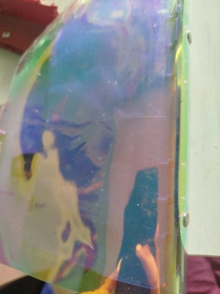 Tarjetero transparente pequeño
