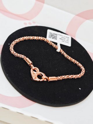 Pulsera Pandora Plata Rose Gold 18cm
