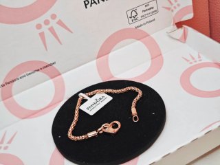 Pulsera Pandora Plata Rose Gold 18cm