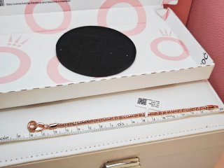 Pulsera Pandora Plata Rose Gold 18cm