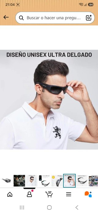 Gafas de Sol OMO SUNSHINE Bluetooth Negras nuevo