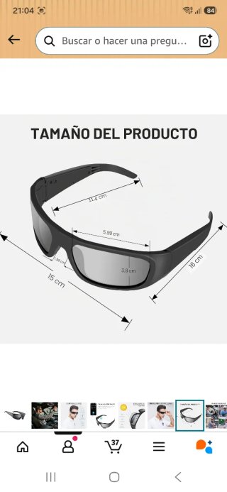 Gafas de Sol OMO SUNSHINE Bluetooth Negras nuevo