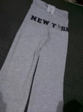 Pantalones campana New York grises