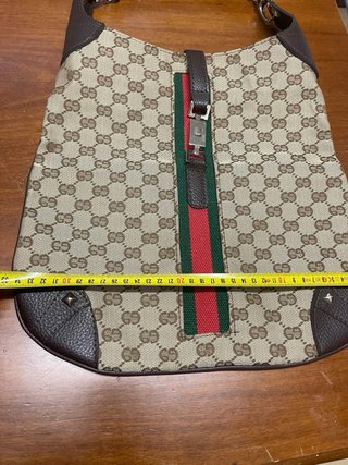 Borsa a spalla beige/marrone nuova