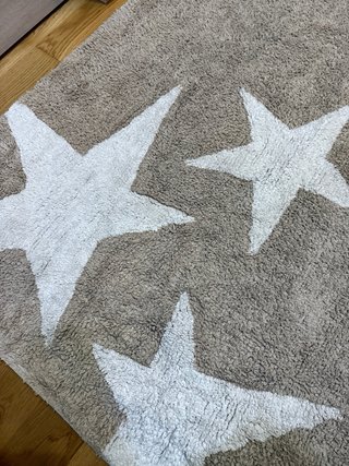 Alfombra Lorena Canals estrellas beige