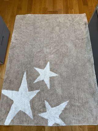 Alfombra Lorena Canals estrellas beige