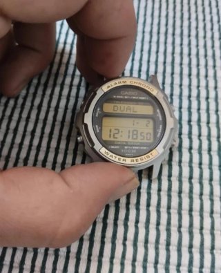 Reloj Casio Alarm Chrono Data Bank 100M
