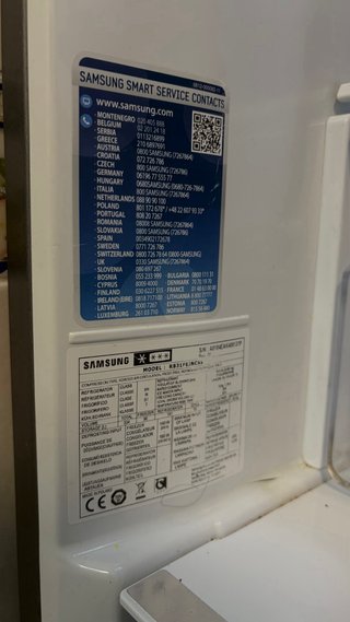 Nevera Samsung Combi Inox 185cm A++