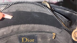 Bolso de mano Dior Beige con azul