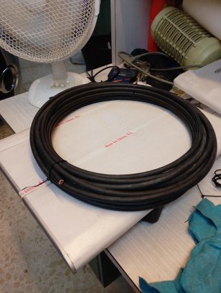 Cable flexible 1x25mm 11 metros