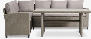 Conjunto Muebles Jardín Beige/Gris