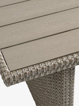 Conjunto Muebles Jardín Beige/Gris