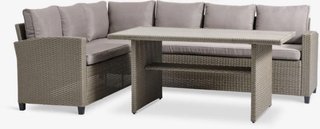 Conjunto Muebles Jardín Beige/Gris