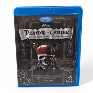 COLECCION 4 PELICULAS PIRATAS DEL CARIBE BLURAY