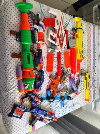 Lote Pistolas Nerf Fortnite
