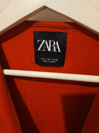 Vestido Zara Rojo Talla M