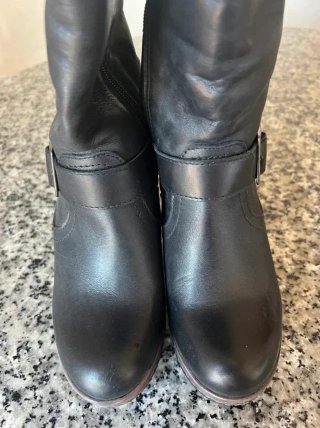 Botas Altas de Piel hasta la Rodilla | Talla 36