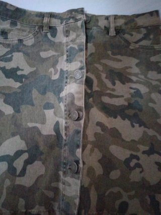 Minifalda vaquera camuflaje