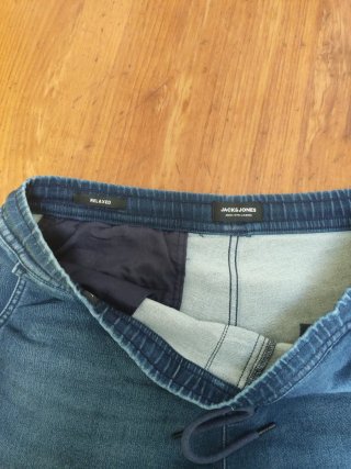 Pantalones cortos vaqueros azules