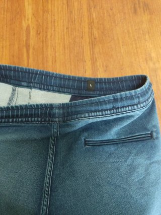 Pantalones cortos vaqueros azules