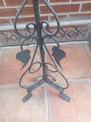 Set Vintage de chimenea negro y dorado