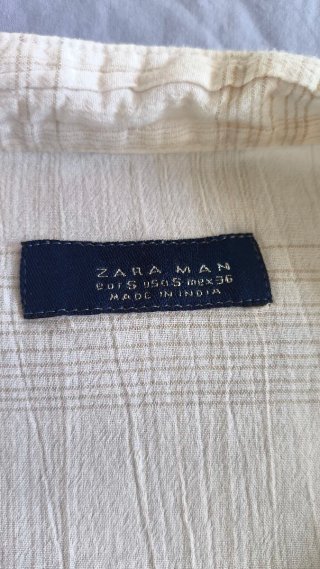 Camisa de lino Zara (talla S)
