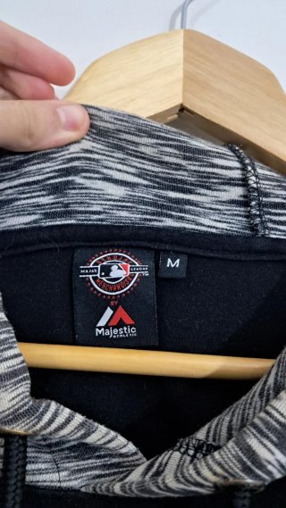 Sudadera New York Yankees Negra con Capucha