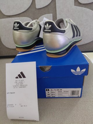 Zapatillas Adidas SL72 Plateadas Talla 40