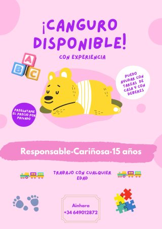 Canguro para cualquier edad