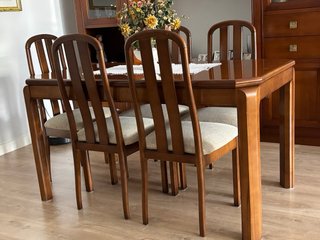 Mesa de comedor y 6 sillas