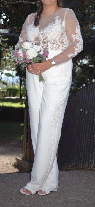 Traje de Novia Blanco L o XL
