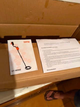 Detector de Metales Sunpow Naranja