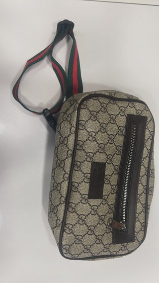Borsello Gucci Uomo Tracolla Beige/Marrone