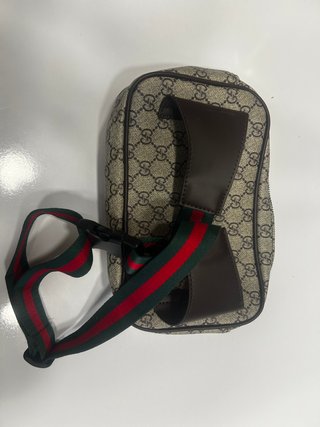 Borsello Gucci Uomo Tracolla Beige/Marrone