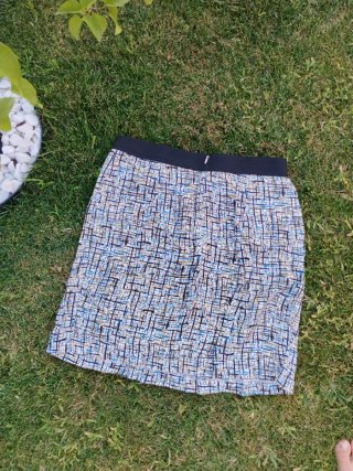 Falda corta estampada