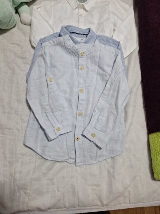 Lote 3 camisas manga larga 18/24 meses